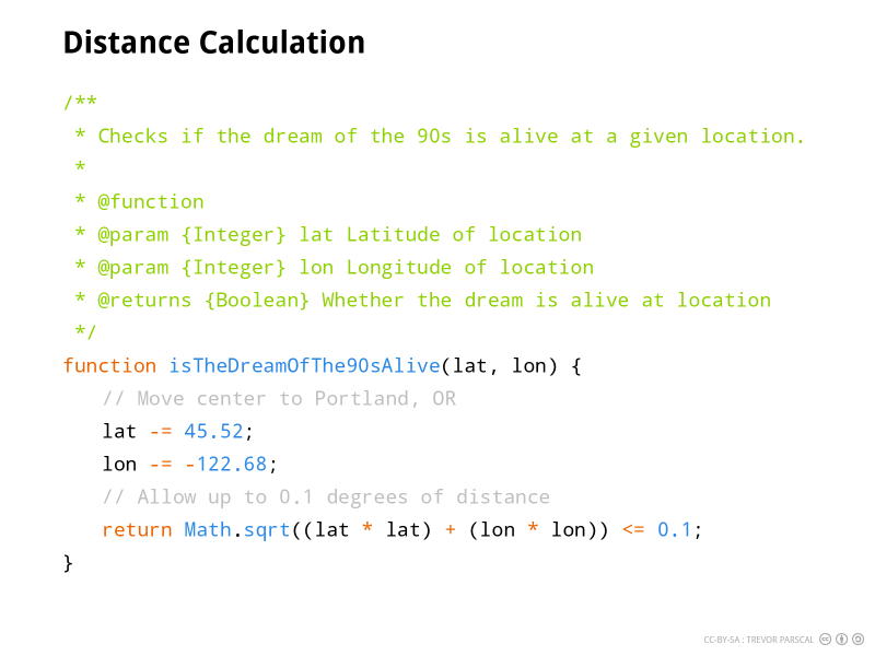 Distance Calculation